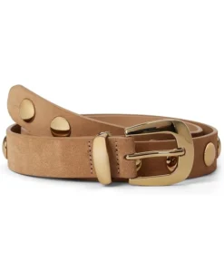 Madewell Clean Western Belt : Suede Dome Studs | Belts