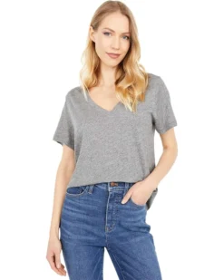Madewell Whisper Cotton V-Neck Tee | Shirts & Tops -Bold Closet Shop 8116PmBkO7L. AC SR736920