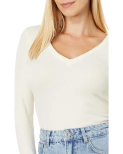 Madewell V-Neck Long-Sleeve Tee | Shirts & Tops -Bold Closet Shop 811QnZrROeL. AC SR736920