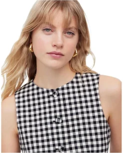 Madewell Bayley Vest - Gingham Suiting | Coats & Outerwear -Bold Closet Shop 817vpooD5mL. AC SR736920