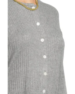 Madewell Crew Neck Cardigan Cozy Rib | Sweaters -Bold Closet Shop 81FDtwLQxL. AC SR736920