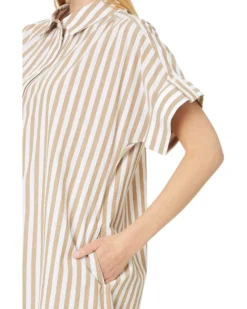 Madewell Collared Button-Front Mini Shirtdress in Stripe | Dresses -Bold Closet Shop 81HFUpiEPqL. AC SR736920