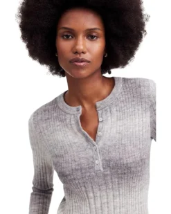 Madewell Spacedye Lightweight Alpaca Madison Henley | Shirts & Tops -Bold Closet Shop 81I9FXJWBBL. AC SR736920