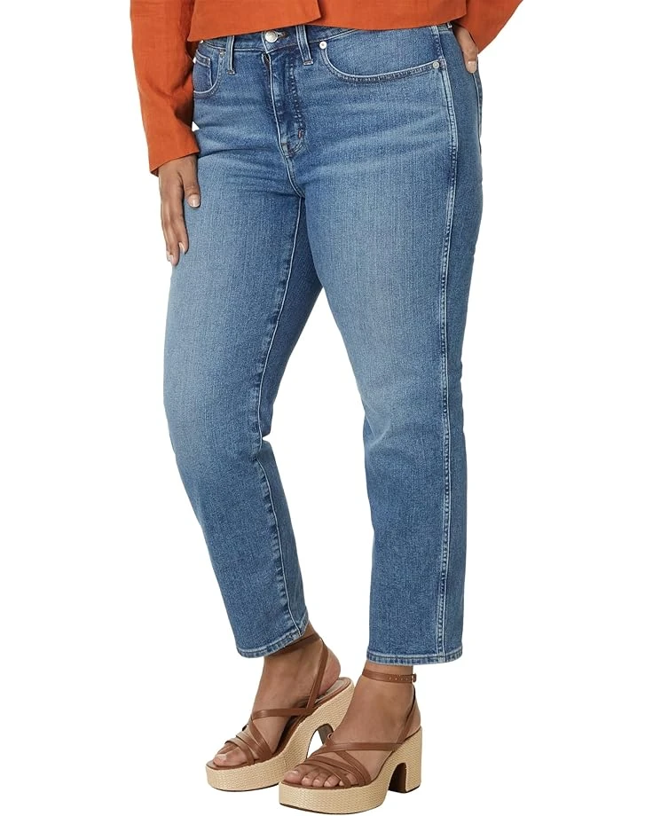 Madewell Plus Curvy Stovepipe Jeans in Heathridge Wash 1 Madewell Plus Curvy Stovepipe Jeans in Heathridge Wash