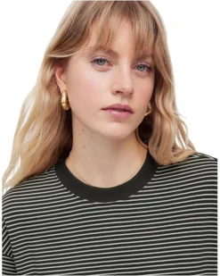 Madewell Short Sleeve Sweatshirt Style Stripe | Shirts & Tops -Bold Closet Shop 81XGP06osoL. AC SR736920