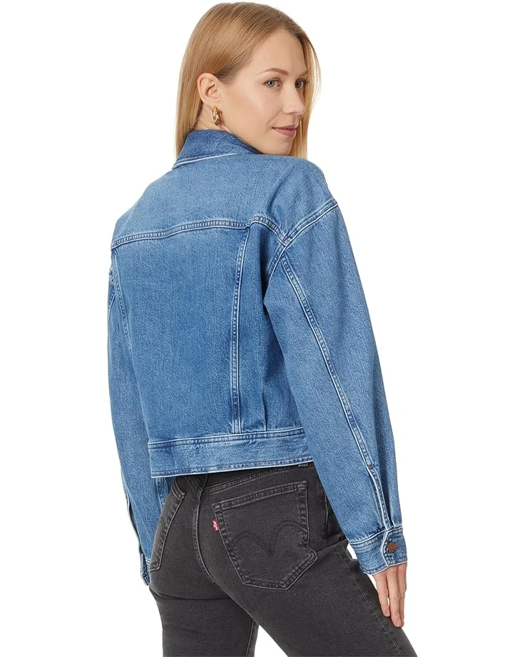 Madewell Clean Crop Oversized Jeans Jacket in Grenhart Wash | Coats & Outerwear 2 Madewell Clean Crop Oversized Jeans Jacket in Grenhart Wash | Coats & Outerwear - Image 2