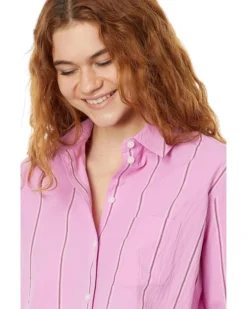 Madewell Signature Poplin Oversized Boyshirt in Stripe | Shirts & Tops -Bold Closet Shop 81axNiUYCgL. AC SR736920