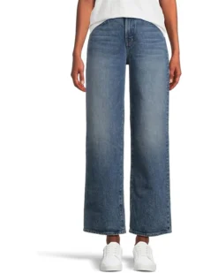 Madewell Perfect Vintage Wide In Vintage Medium/ Dark Work in Concho Wash | Jeans