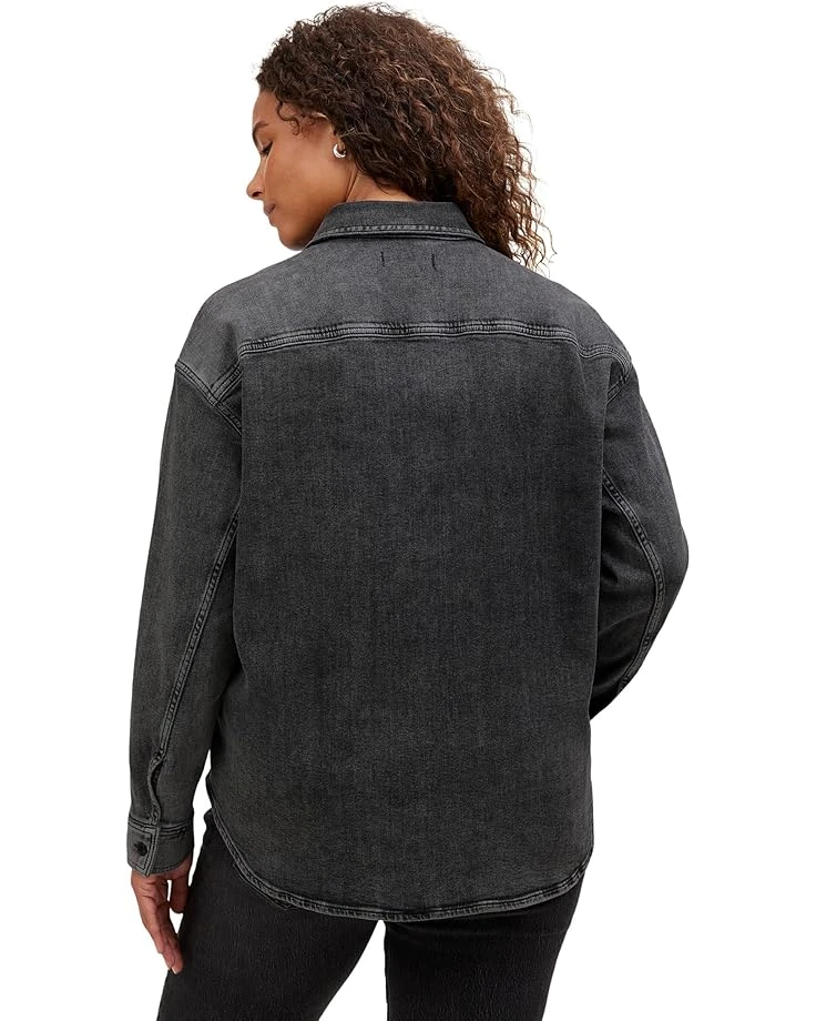 Madewell Black Mushy Long Sleeve Shirt in Chamber Wash | Shirts & Tops 3 Madewell Black Mushy Long Sleeve Shirt in Chamber Wash | Shirts & Tops - Image 3