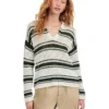 Madewell Stripe Madeleine Open Stitch Long Sleeve Polo | Shirts & Tops