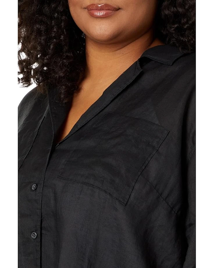 Madewell Plus Resort Long-Sleeve Shirt in Ramie | Shirts & Tops 3 Madewell Plus Resort Long-Sleeve Shirt in Ramie | Shirts & Tops - Image 3