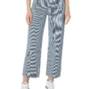 Madewell The Perfect Vintage Wide-Leg Crop Jean in Indigo Railroad Stripe | Jeans