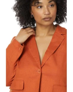 Madewell Cropped Blazer in 100% Linen | Coats & Outerwear -Bold Closet Shop 81tXrqDdtAL. AC SR736920