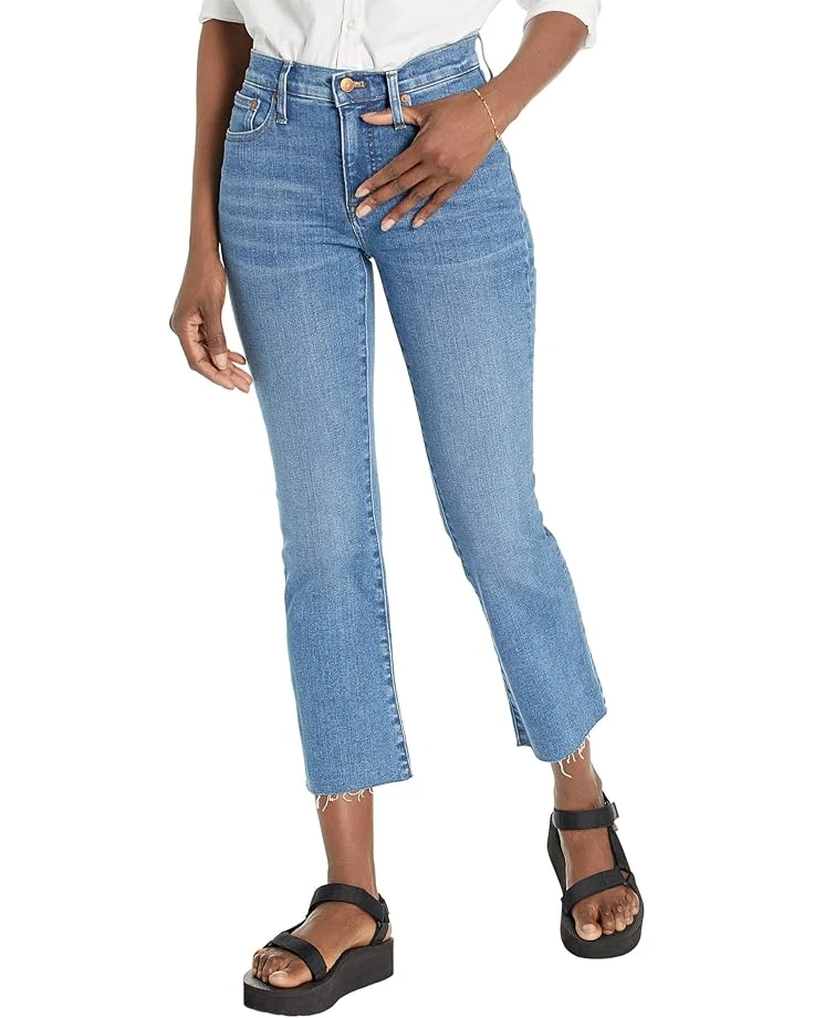 Madewell Cali Demi Jeans with Raw Hem in Cherryville Wash 1 Madewell Cali Demi Jeans with Raw Hem in Cherryville Wash
