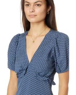 Madewell Puff-Sleeve Ruffle Mini Dress in Polka Dot | Dresses -Bold Closet Shop 81w96S73DBL. AC SR736920