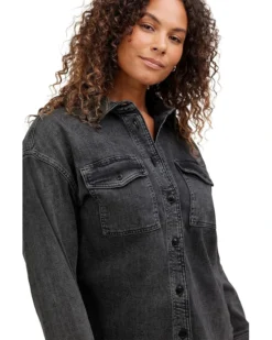 Madewell Black Mushy Long Sleeve Shirt in Chamber Wash | Shirts & Tops 8 Madewell Black Mushy Long Sleeve Shirt in Chamber Wash | Shirts & Tops -Bold Closet Shop 91 ePW927XL. AC SR736920