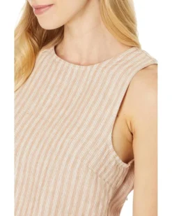 Madewell Tie-Back Scoopneck Top in Striped 100% Linen | Shirts & Tops -Bold Closet Shop 91AYdRxBuJL. AC SR736920