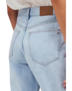 Madewell The Perfect Summer '90s Straight Crop Jean in Fitzgerald Wash | Jeans -Bold Closet Shop 91JI68cG1cL. AC SR736920
