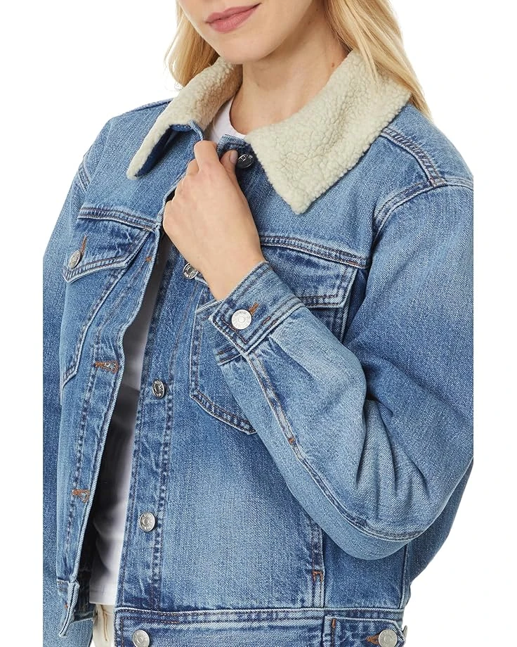 Madewell Denim Sherpa Jacket | Coats & Outerwear 3 Madewell Denim Sherpa Jacket | Coats & Outerwear - Image 3