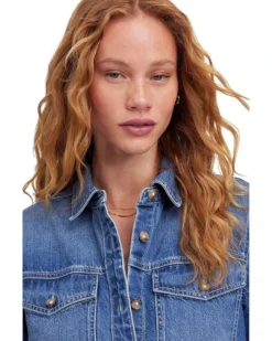 Madewell Boxy Short Sleeve Shirt Dress in Demarco Wash | Dresses -Bold Closet Shop 91tOTB4VPEL. AC SR736920